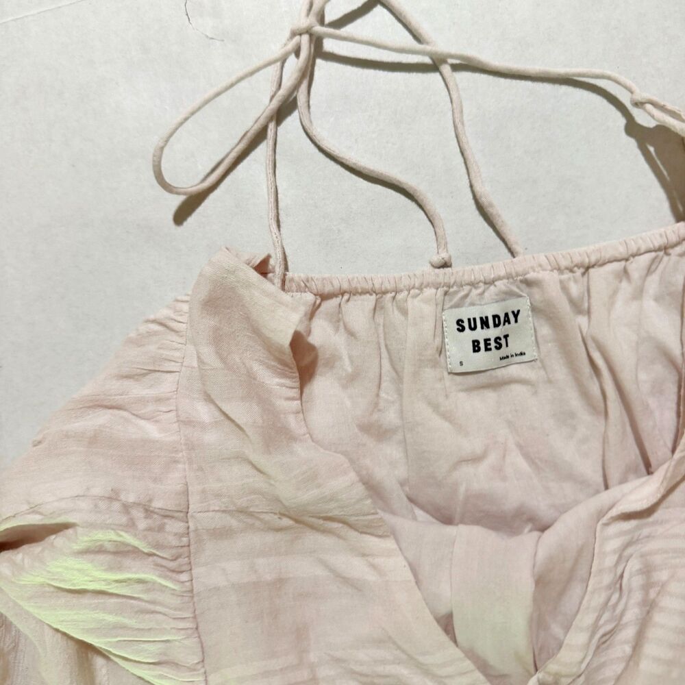 Sunday Best Aritzia White Baby-doll Jasper Mini Dress, S Summer Sundress - Picture 6 of 8